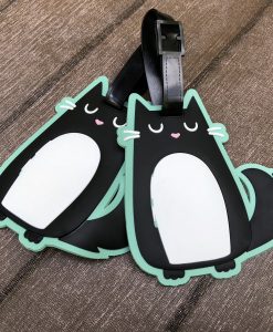 Cicás bőröndcímke