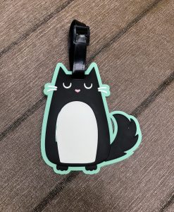 Cicás bőröndcímke