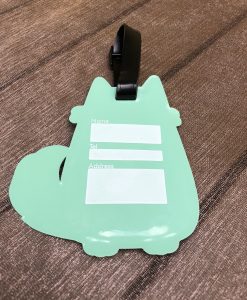 Cicás bőröndcímke