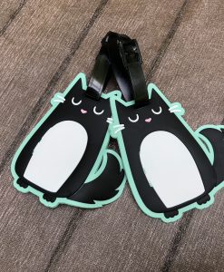 Cicás bőröndcímke