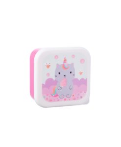 Unikornis cica uzsonnás dobozok – 3 db-os szett